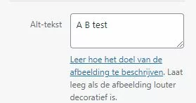 Wat is een ALT-tag?